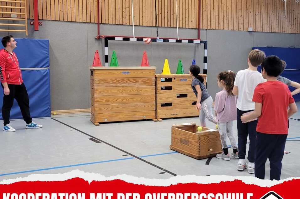 Kooperation Spexard Handball und Overbergschule