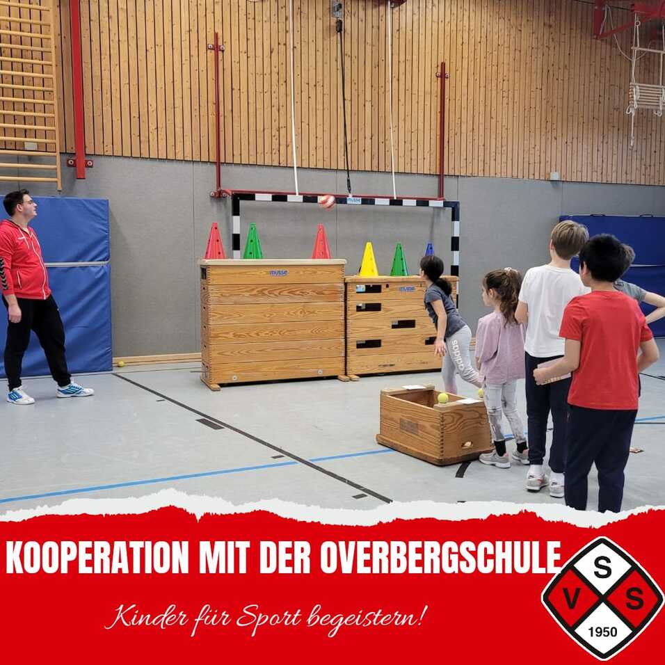 Hanniball-Pass in der Overbergschule Kooperation Spexard Handball und Overbergschule